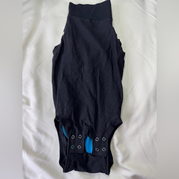 Suitical Recovery Suit Dog, Small Plus, Black - Picture 10 of 12